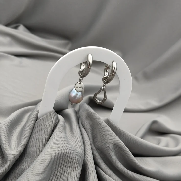 Cерьги PEARL ASYMMETRIC DROP