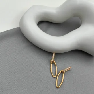 Серьги FASHION SHAPE GOLD