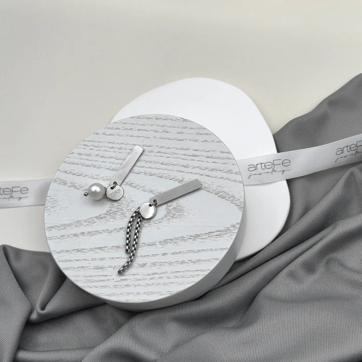 СЕРЬГИ PEARL ROAD AND SNAKE CHAIN