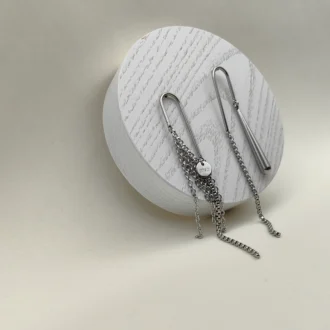 СЕРЬГИ CHAIN LINE ASYMMETRIC