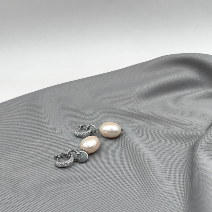 СЕРЬГИ SHELL PEARL PEACH