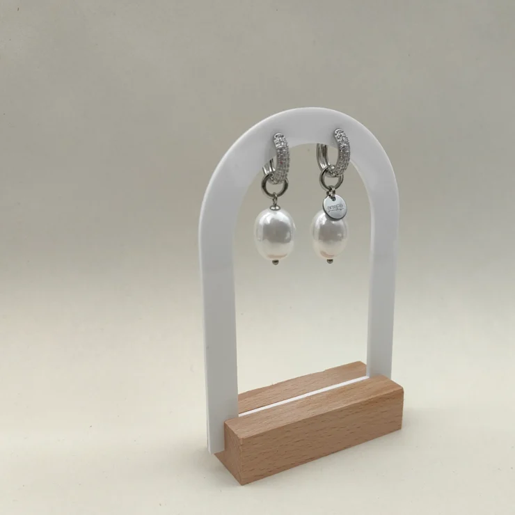 СЕРЬГИ SHELL PEARL WHITE